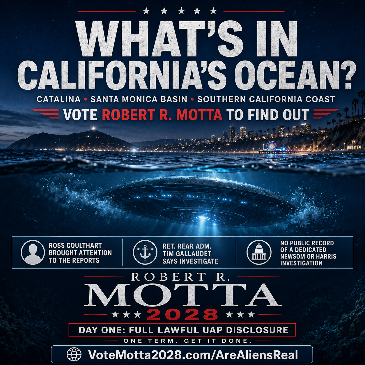 California ocean UAP campaign promotion