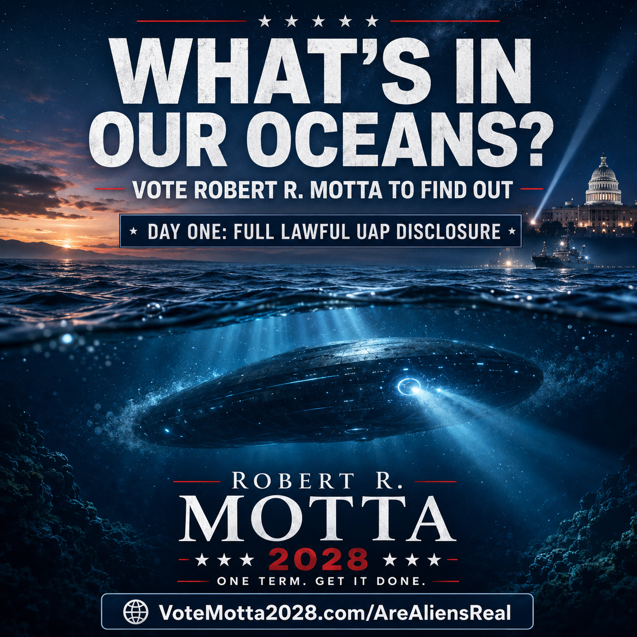What is in our oceans UAP disclosure campaign