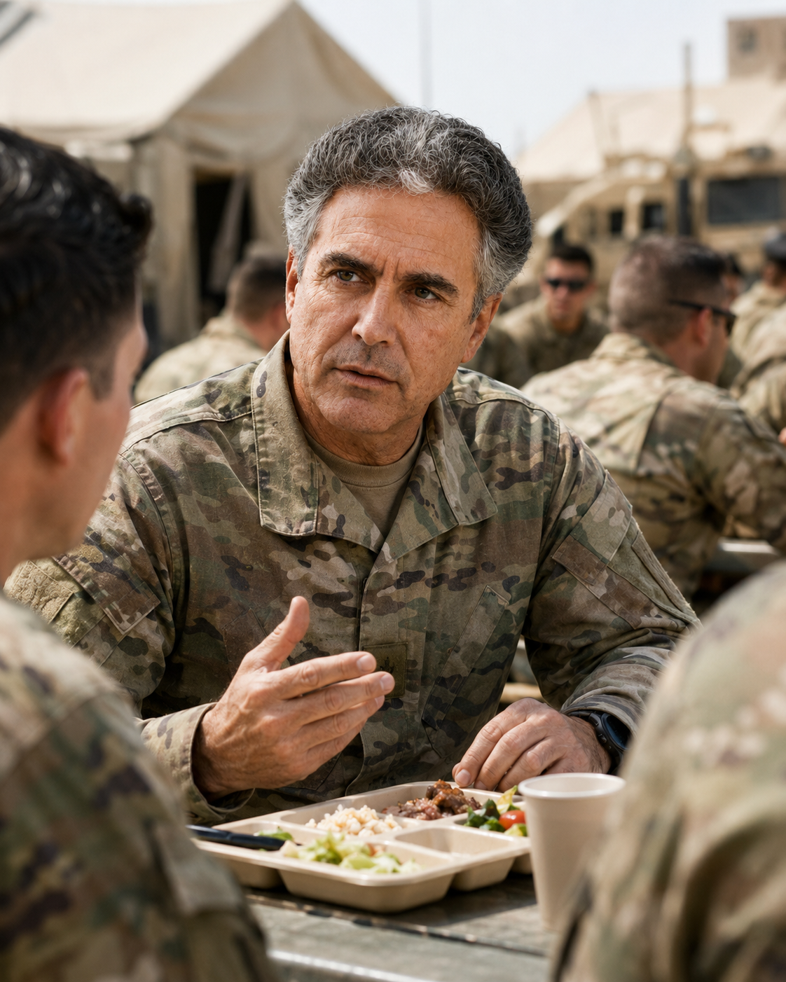 Robert R. Motta campaign military-themed image