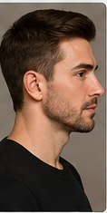 Hypothetical masculinized — Right Profile view