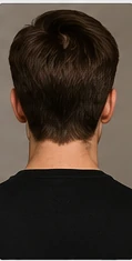 Hypothetical masculinized — Back view