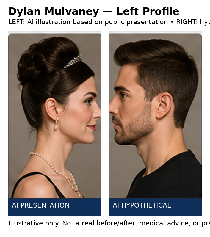 Side-by-side Left Profile comparison
